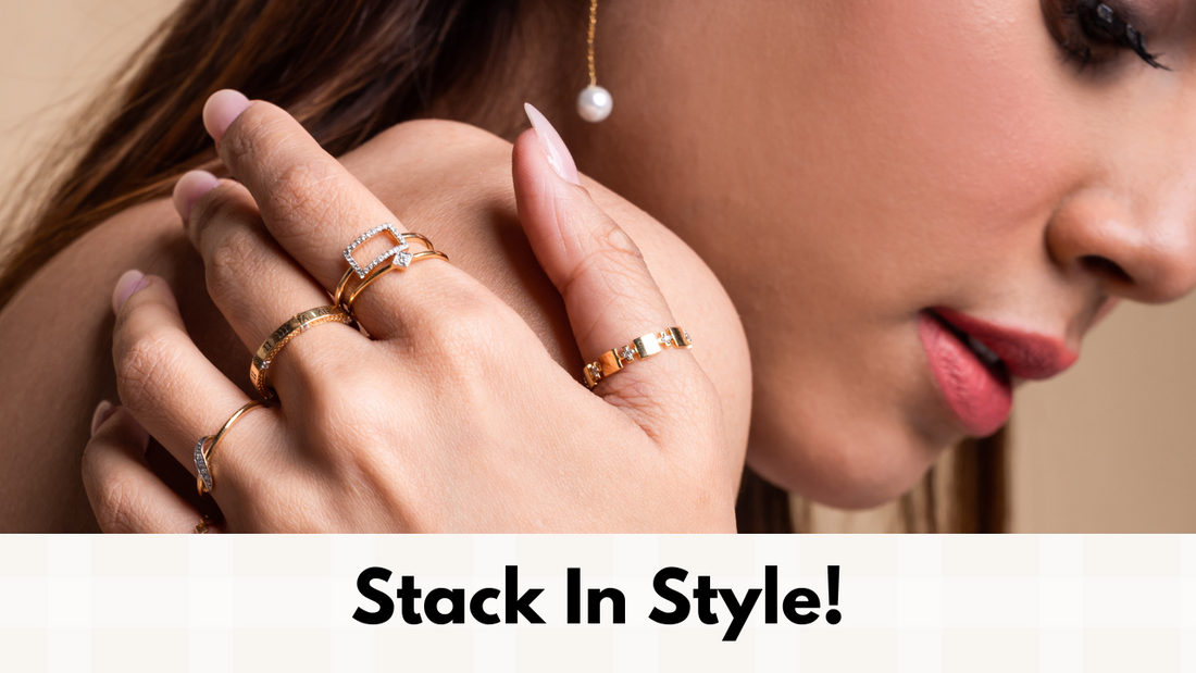 Explore the trend of stacking minimalist jewellery in our latest blog. Discover how to elevate your style with Caratly's gold and diamond pieces. Read now for fashion inspiration!