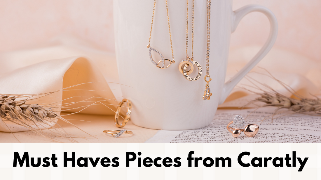 Discover essential pieces for your jewellery collection in our latest blog. Explore Caratly's must-have gold and diamond designs for timeless elegance.