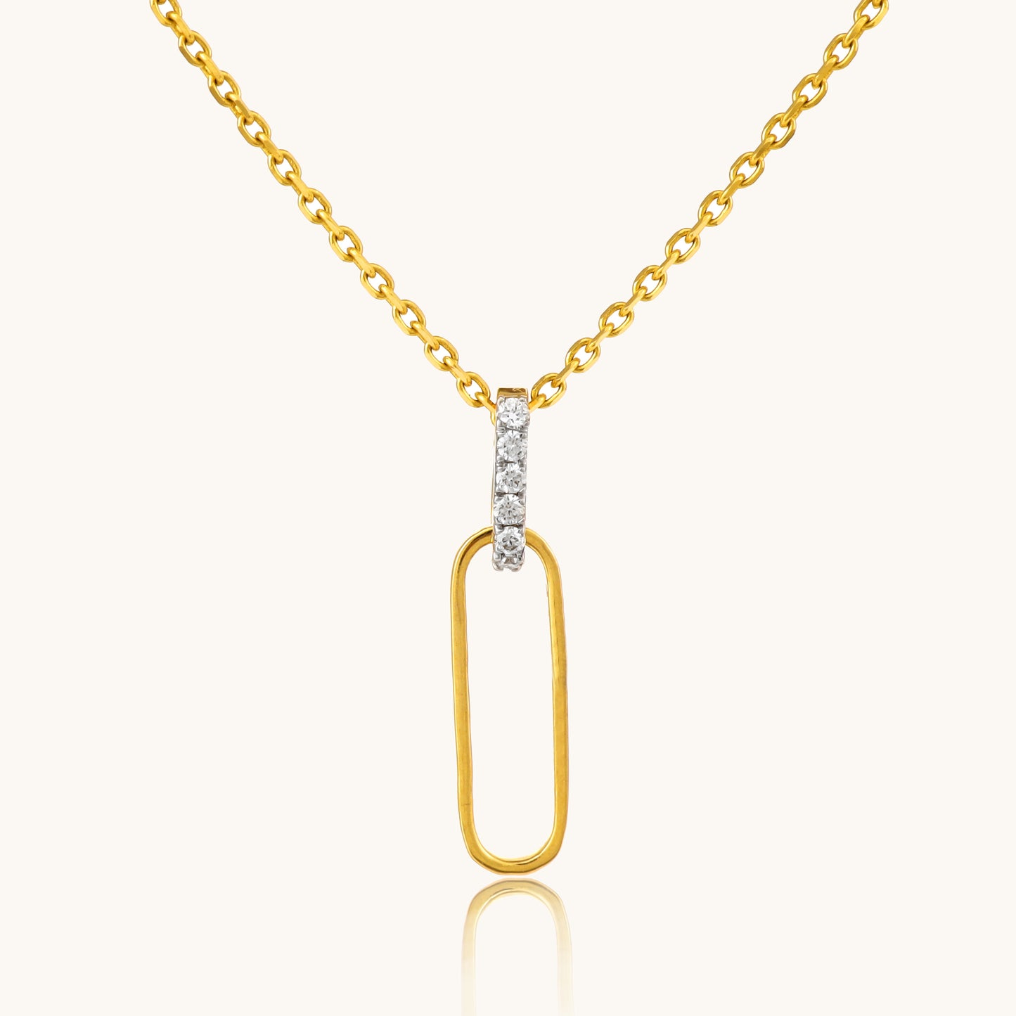 Embrace the sophistication of our 18kt Linked Diamond Pendant from the Spring Edit, priced under Rs. 10,000. Effortlessly transitioning from day to night, these exquisite jewelry pieces evoke a charming picnic vibe. A delightful addition to any collection and a thoughtful gifting idea.