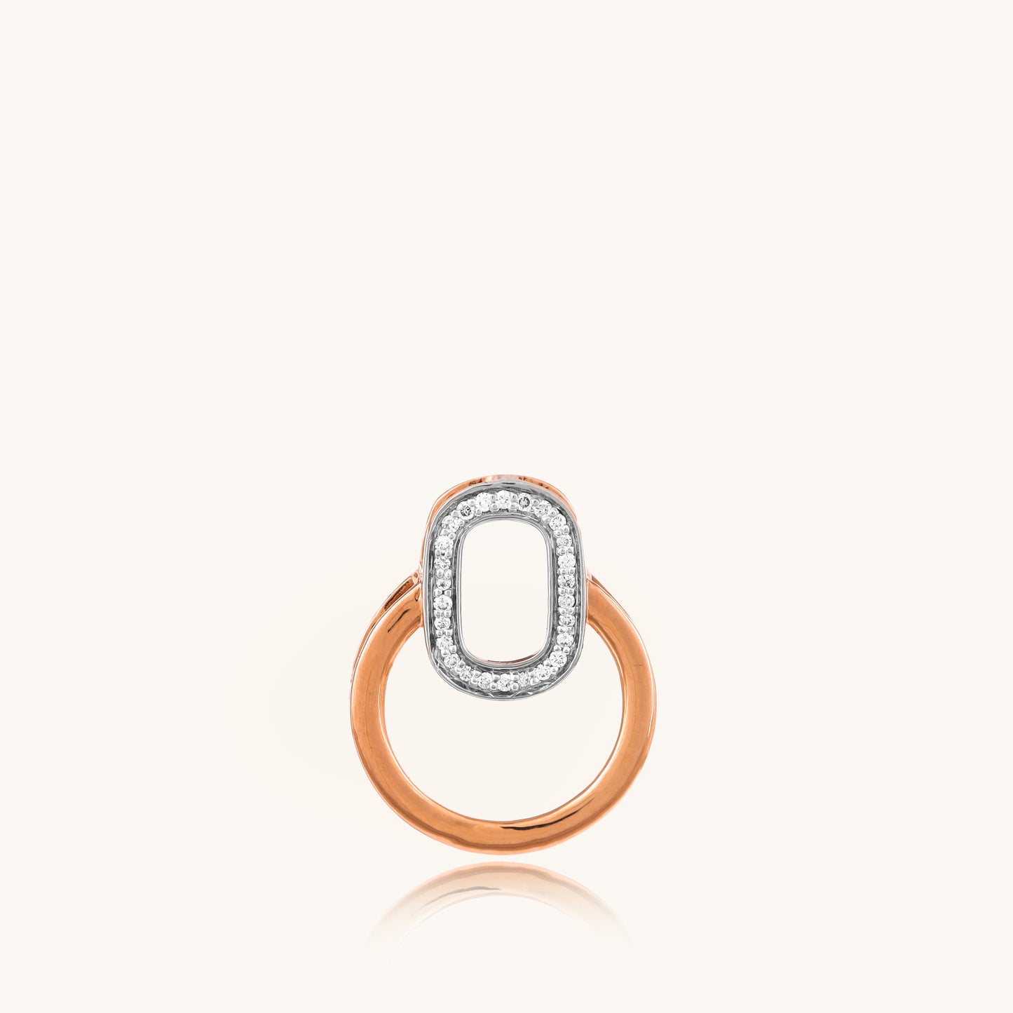Embrace timeless elegance with our enchanting 18kt gold Double Circlet Pendant. Discover timeless beauty with our Spring Diamond Bracelet, priced under Rs. 30,000, perfect for everyday wear and thoughtful gifts. This delicate design features two circles, symbolizing unity and everlasting connection, adding a touch of sophistication to your everyday look, workwear, or special occasions.