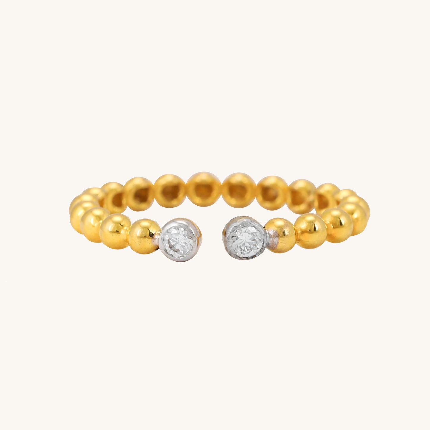 Circlet Diamond Ring, a captivating blend of 18kt gold and sparkling diamonds. Designed for seamless transitions from casual to workwear, it infuses sophistication into any outfit. An ideal gifting option for her, it stands out in our Under 30,000 collection, offering everyday elegance.