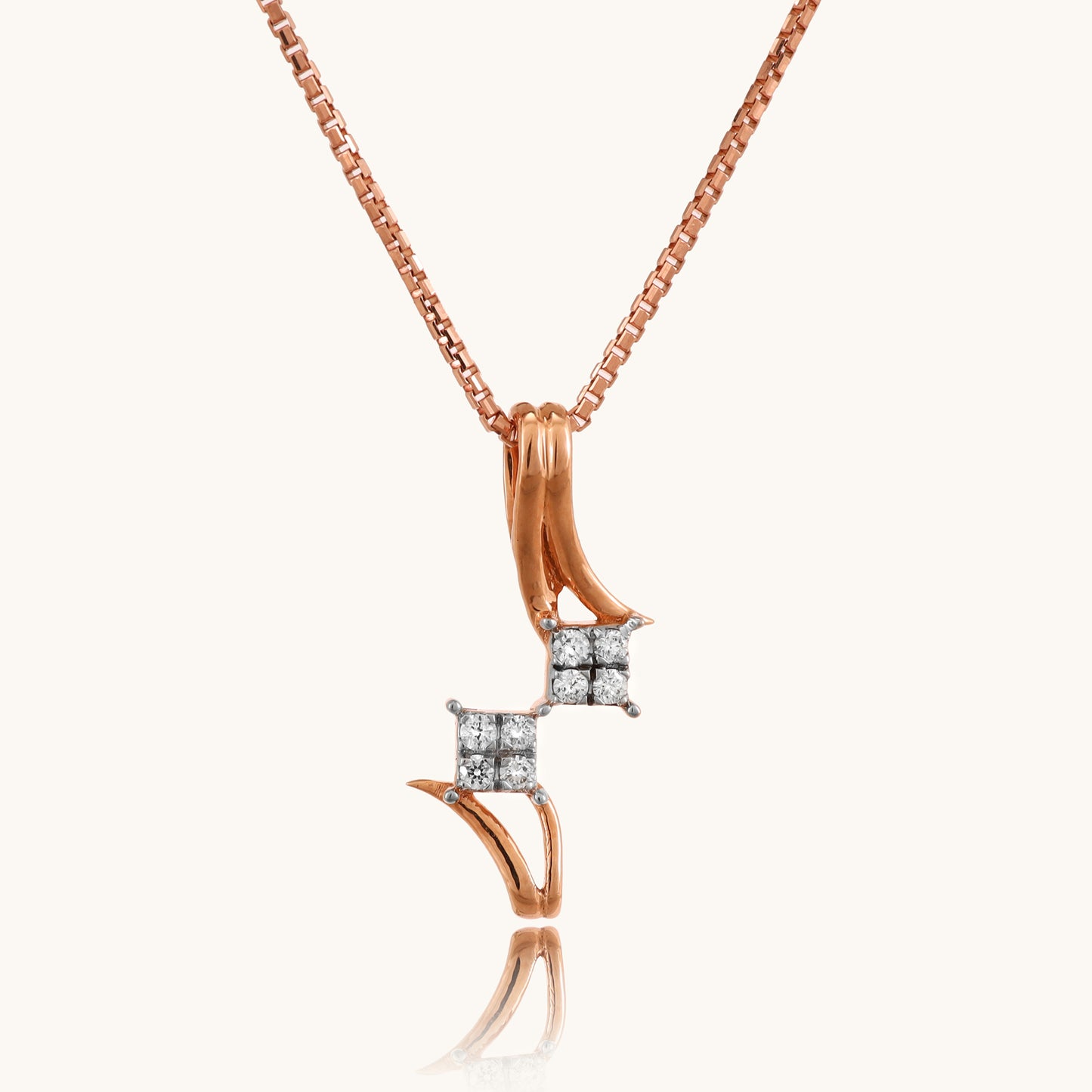Explore sophistication with our 18 kt Chic Diamond Pendant from the Spring Edit. Priced under 30,000, this exquisite piece is a must-have for your everyday fine jewelry collection. Discover timeless beauty with our Spring Diamond Bracelet from the spring edit collection, priced under Rs. 30,000. Perfect for her, it's not just a pendant—it's a cherished gift that exudes elegance and sophistication.