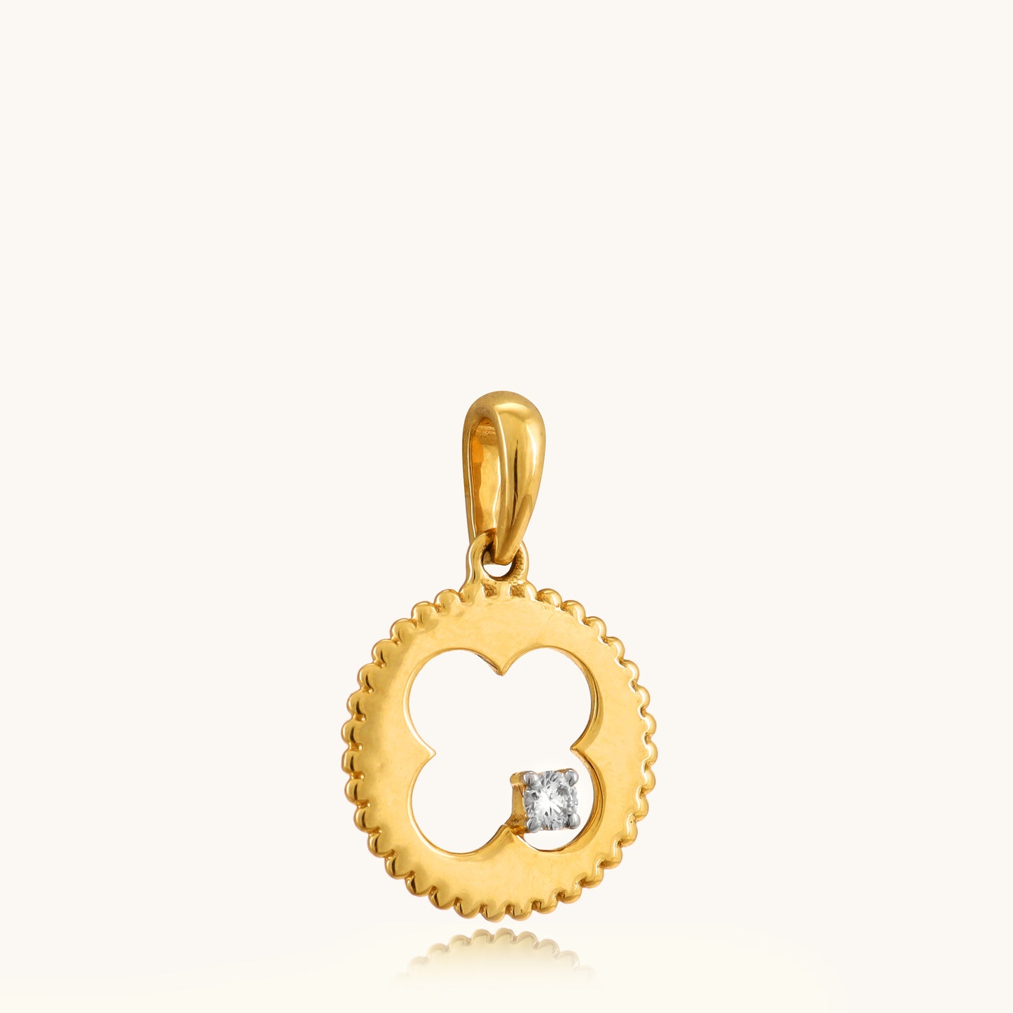 Elevate your everyday style with our stunning 18 kt Florid Diamond Pendant from the Spring Edit. Crafted to captivate, this exquisite piece adds a contemporary touch to your wardrobe. With its affordable luxury priced under 30,000, it's a must-have for your fine jewelry collection.