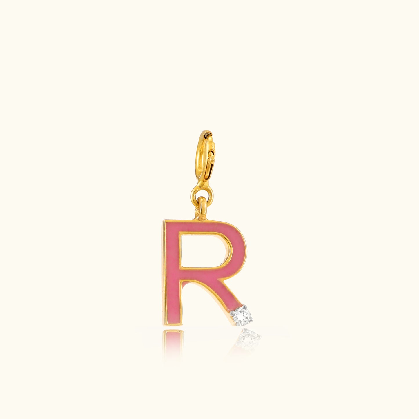 Infuse your personal touch with our 18 kt R Pink Diamond Charm from the Spring Edit. Priced under 30,000, this elegant piece makes a thoughtful gift idea for your loved ones. Elevate their style with this exquisite jewellery—a cherished symbol of affection. Shop now and bring a sparkle to their day!