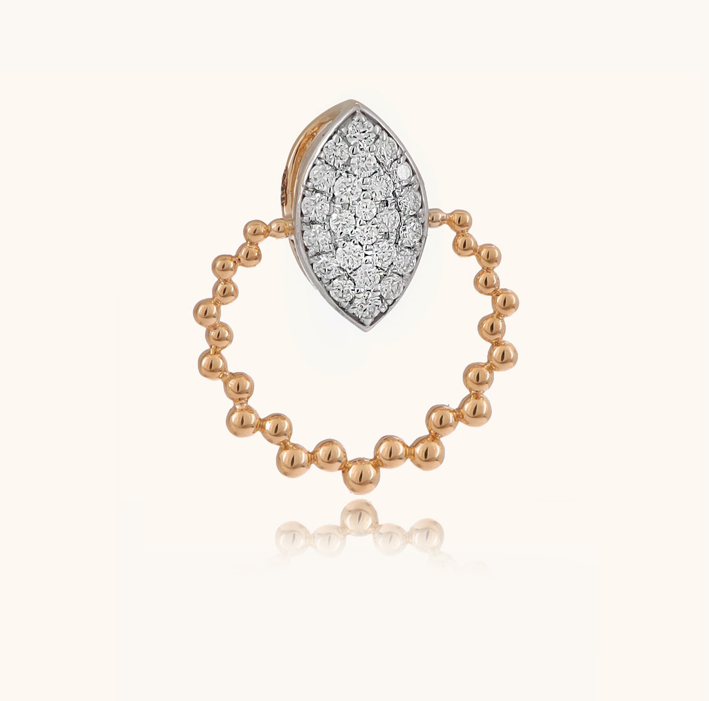 Flare Diamond Pendant in 18kt gold with IGI certified VVS diamonds, perfect for everyday wear and special occasions under Rs. 40k, from Caratly Jewelry.