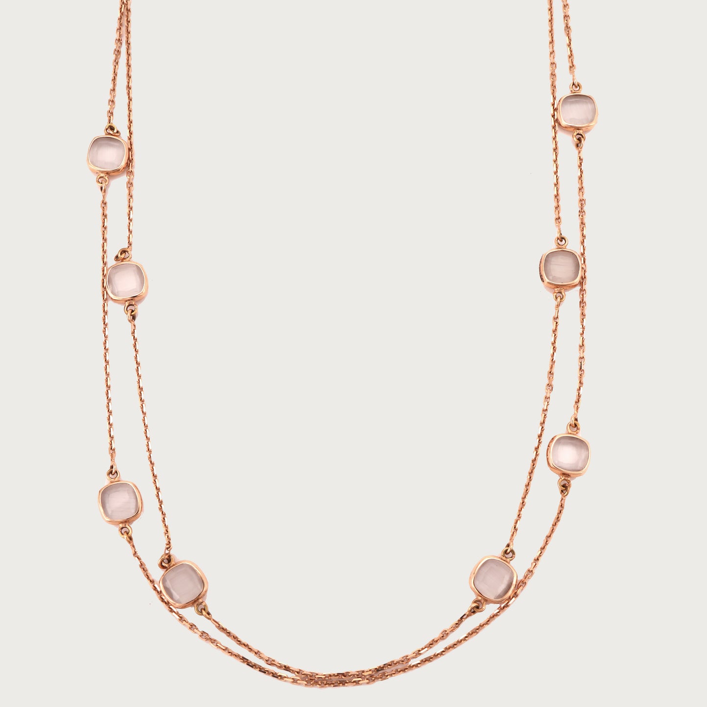 RoséLace Gold Necklace in 18kt gold under Rs. 1,00,000—luxury fine jewellery for graceful styling.