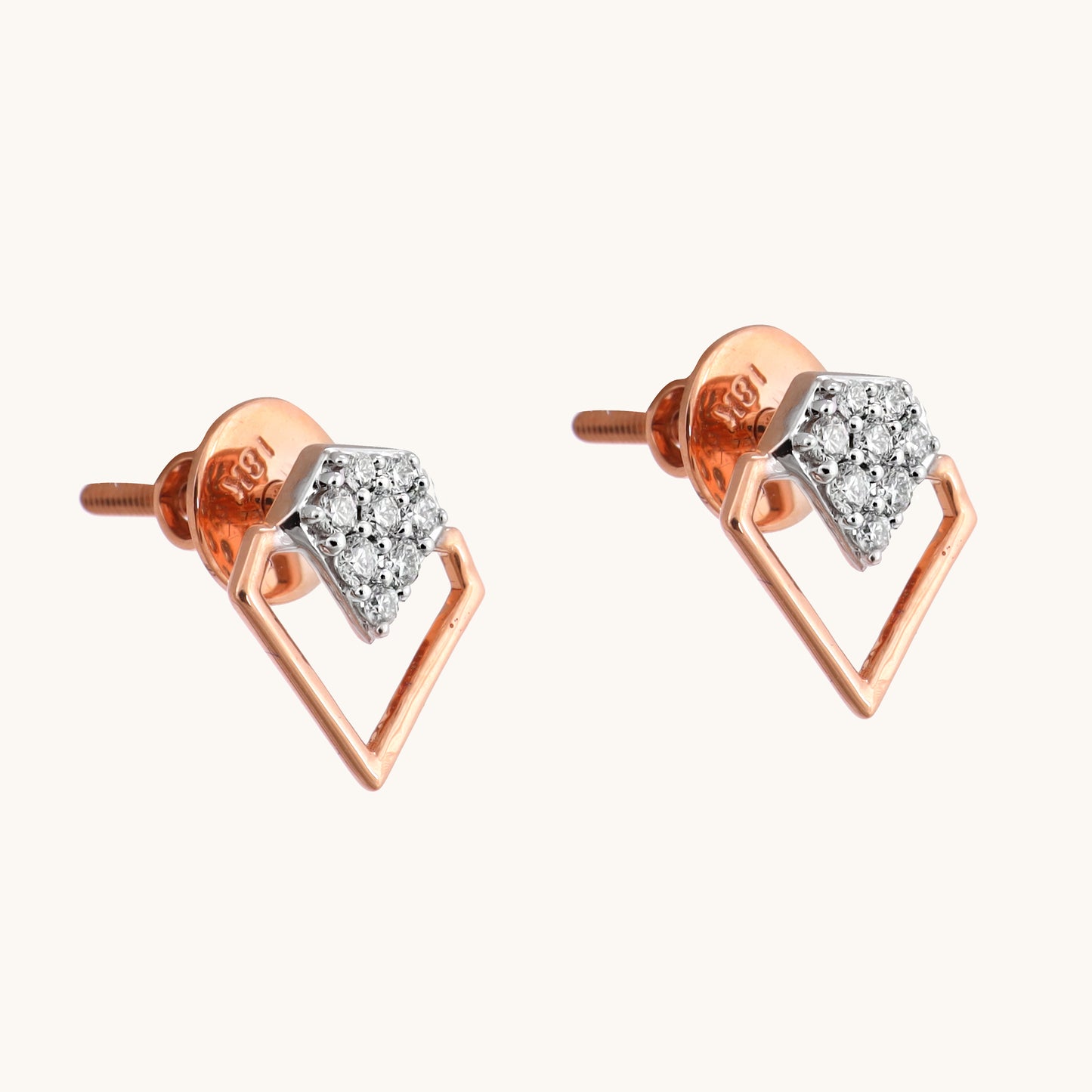 Bumble Diamond Earring