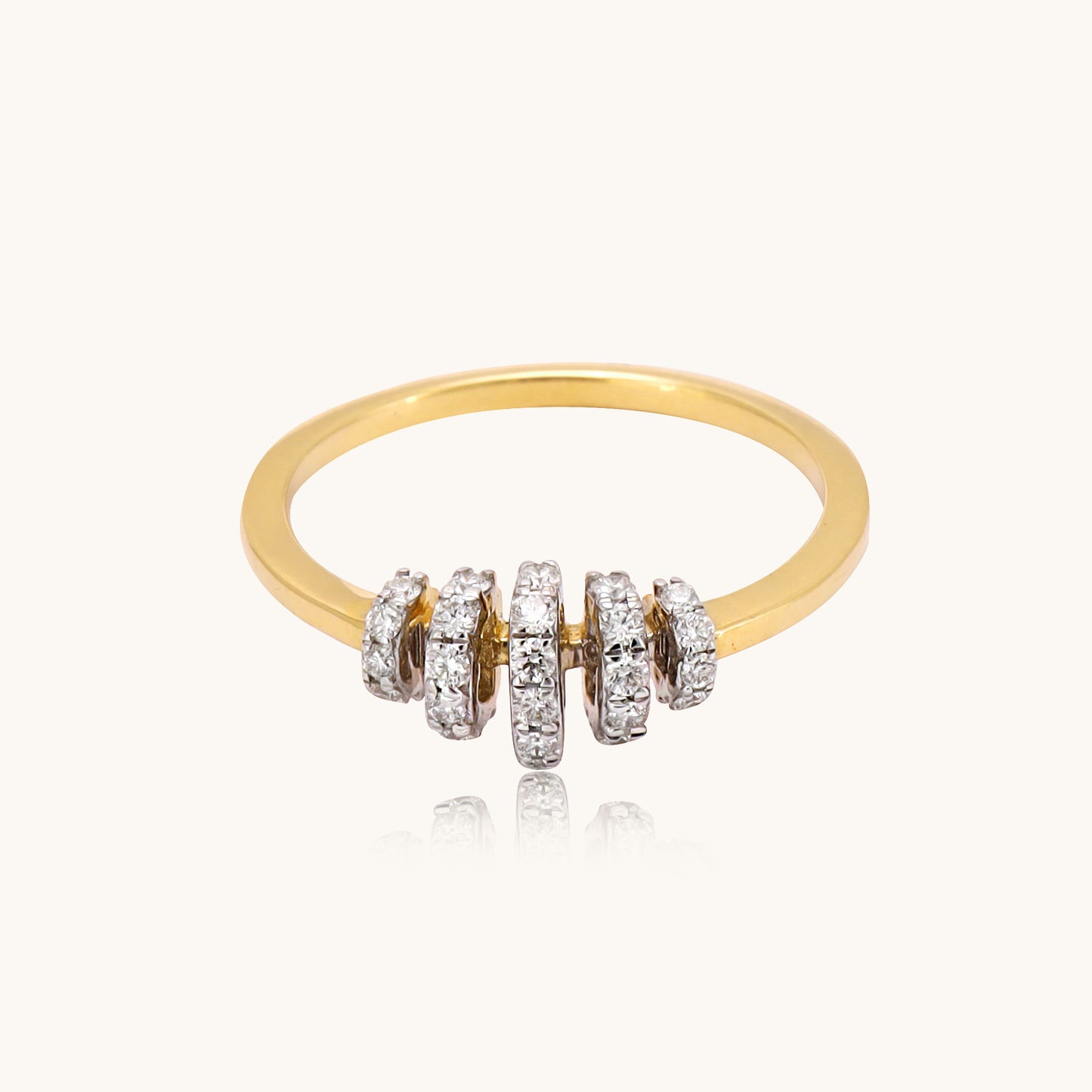 Curl Diamond Ring