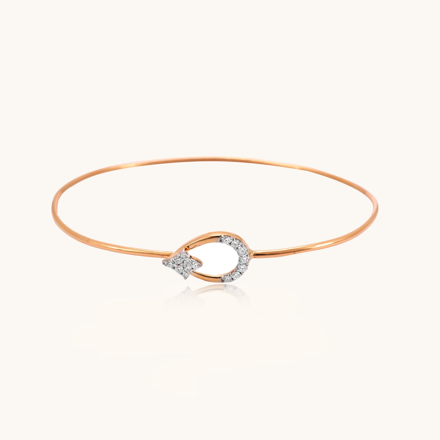 Caratly Drip Diamond Bracelet with IGI-certified VVS diamonds set in 18kt gold, offering affordable luxury jewelry for everyday wear and special occasions under 50k.