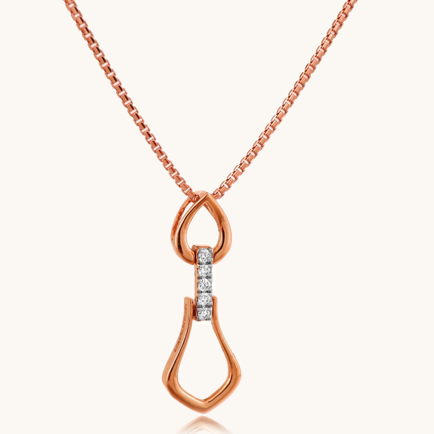 Discover elegance with our 18 kt Interlink Diamond Pendant from the Spring Edit. Priced under 30,000, this exquisite piece adds sophistication to your everyday fine jewelry collection. Ideal as a thoughtful gift for her, it exudes timeless beauty and charm.