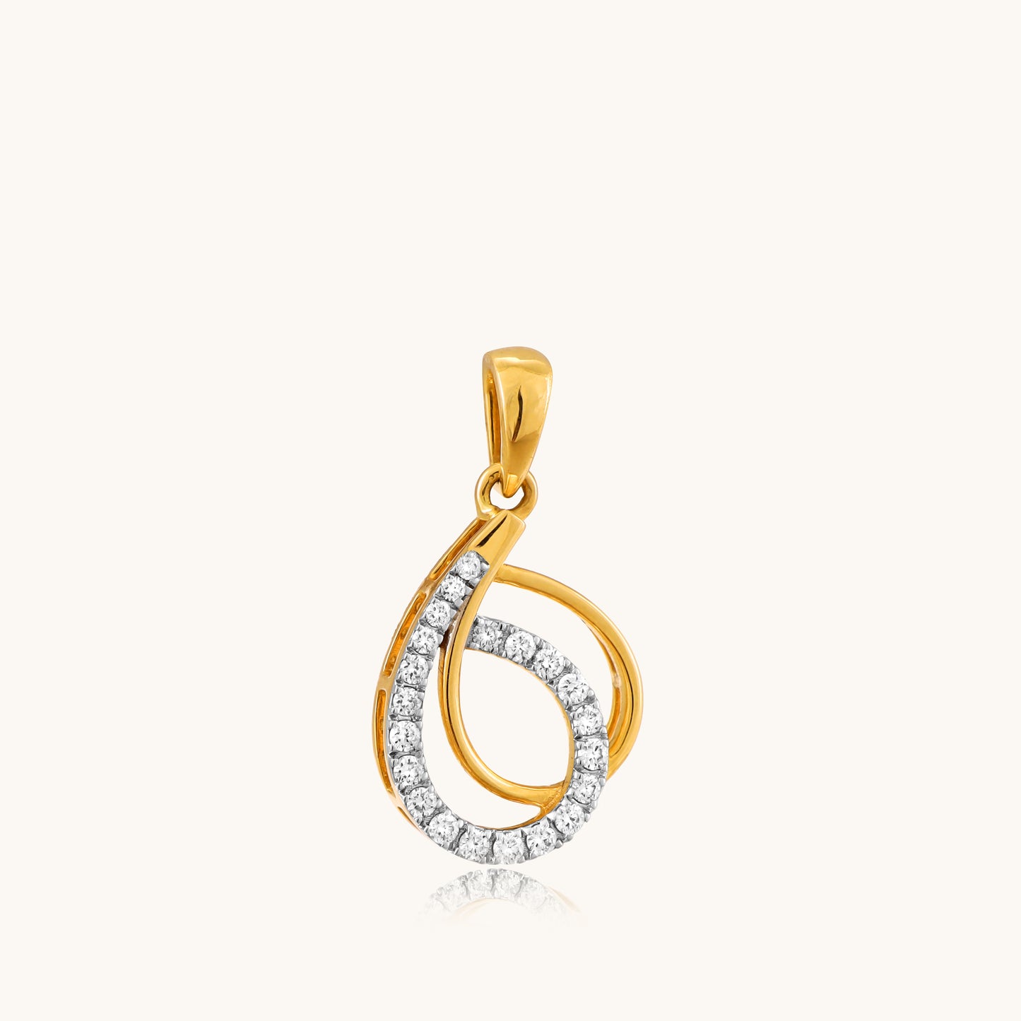 Elevate your style with our 18kt Interloop Diamond Pendant from the Spring Edit. Designed to dazzle, this exquisite piece adds a modern flair to your everyday ensemble. Affordable luxury under 30,000, it's a must-have addition to your fine jewelry collection. Discover timeless beauty with our Spring Diamond Bracelet from the spring edit collection, priced under Rs. 30,000.