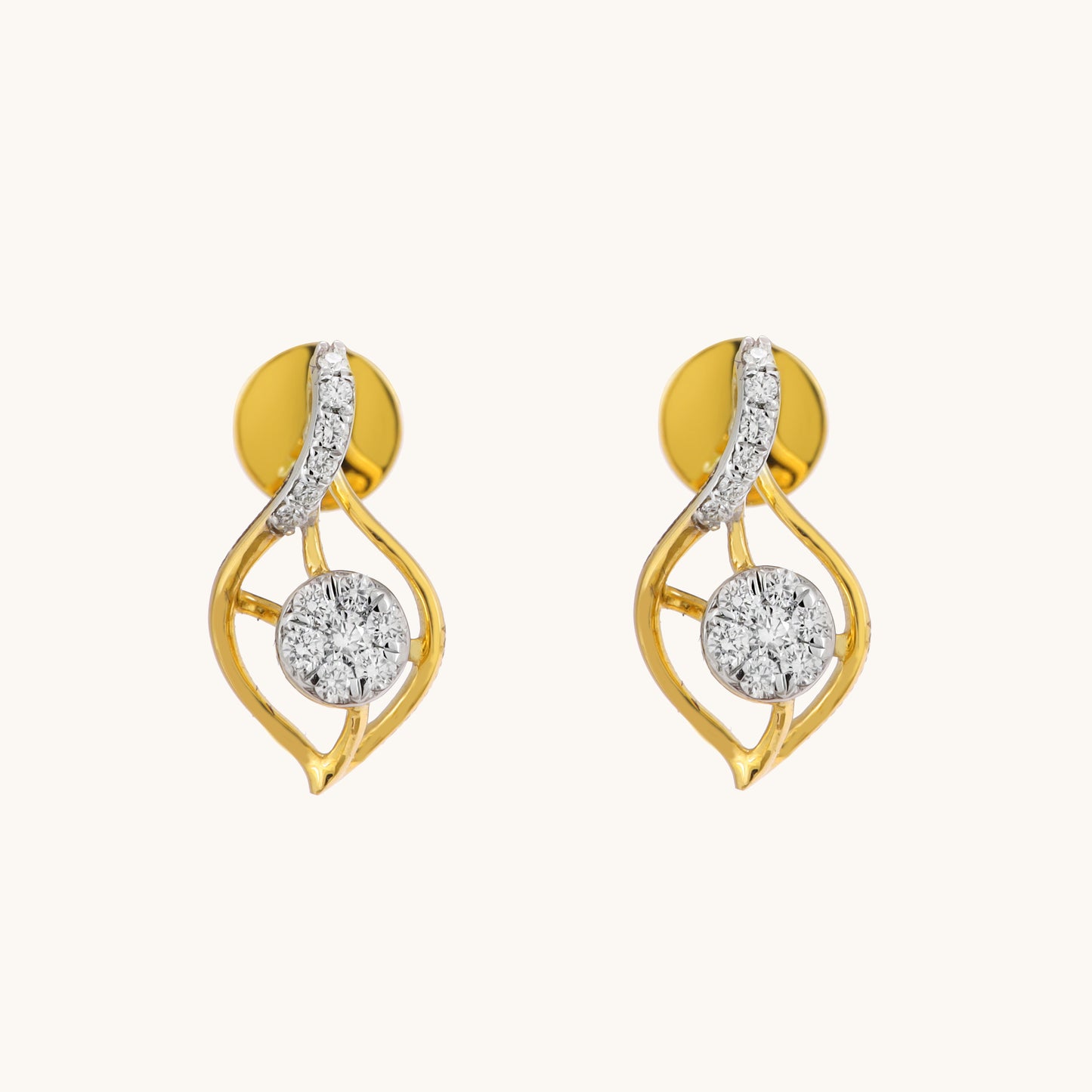 Iris Diamond Earring
