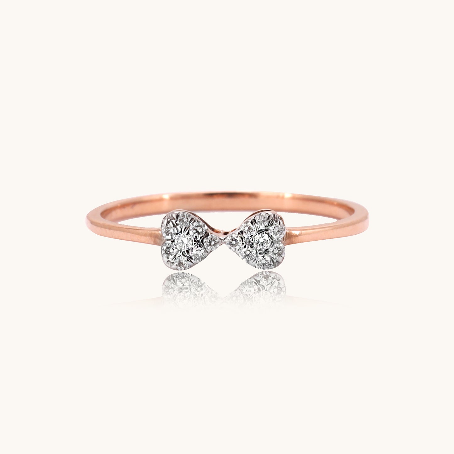 Knot Diamond Ring