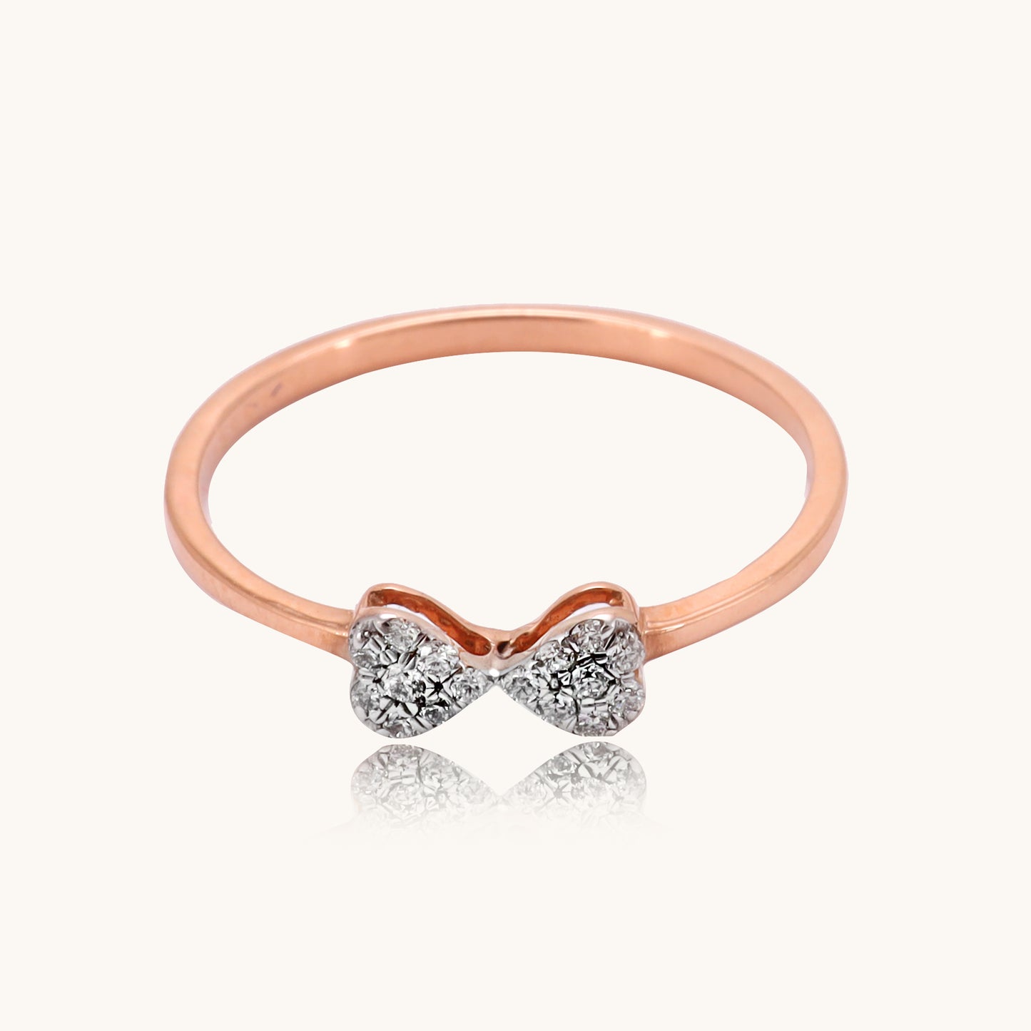 Knot Diamond Ring