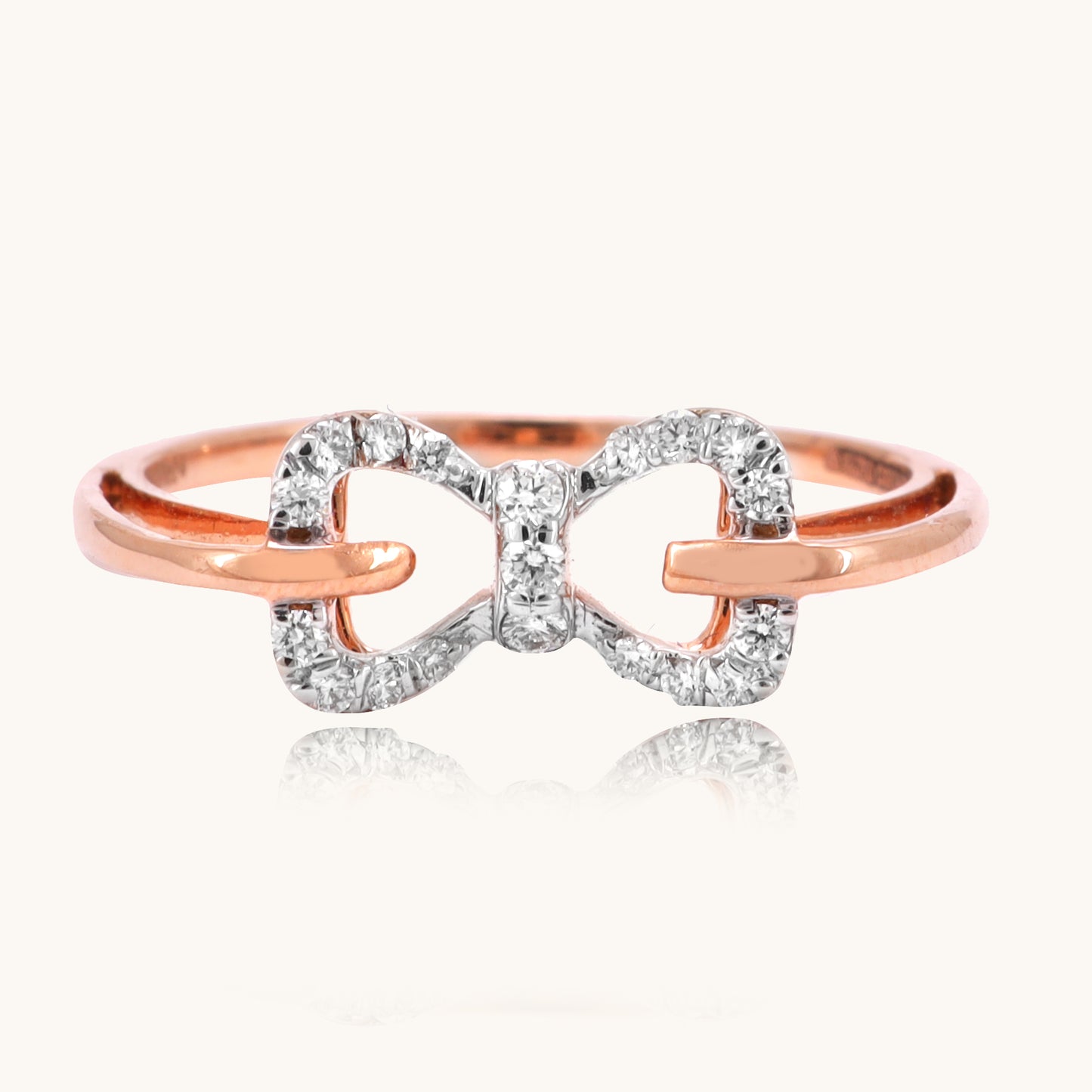 Link Diamond Ring