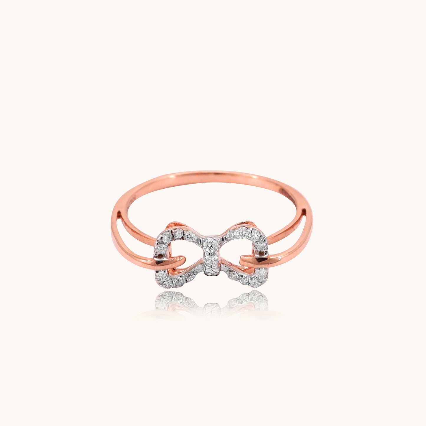 Link Diamond Ring