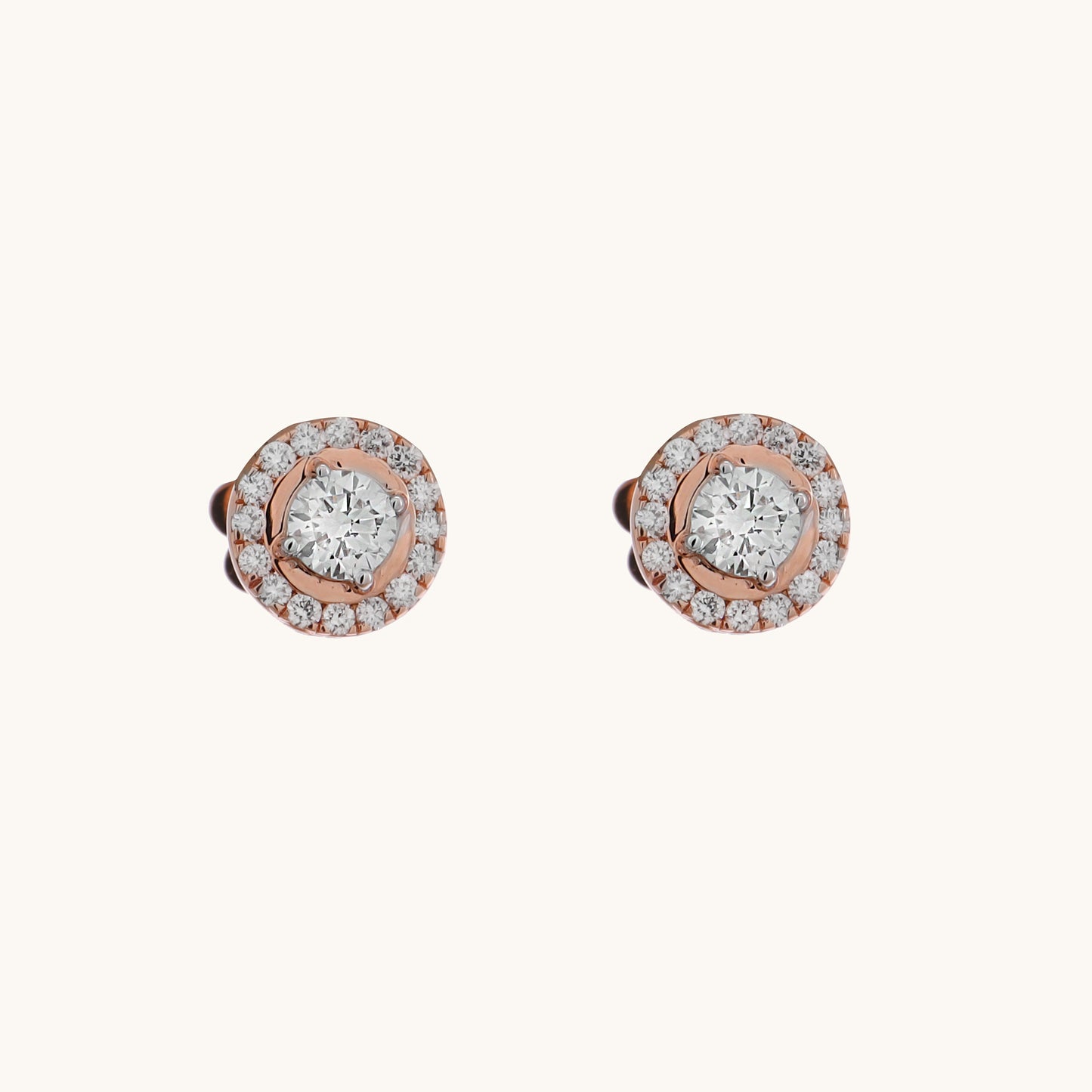 Sphere diamond earring in 18kt gold, featuring IGI-certified VVS diamonds. Luxury jewelry for women under ₹50,000.