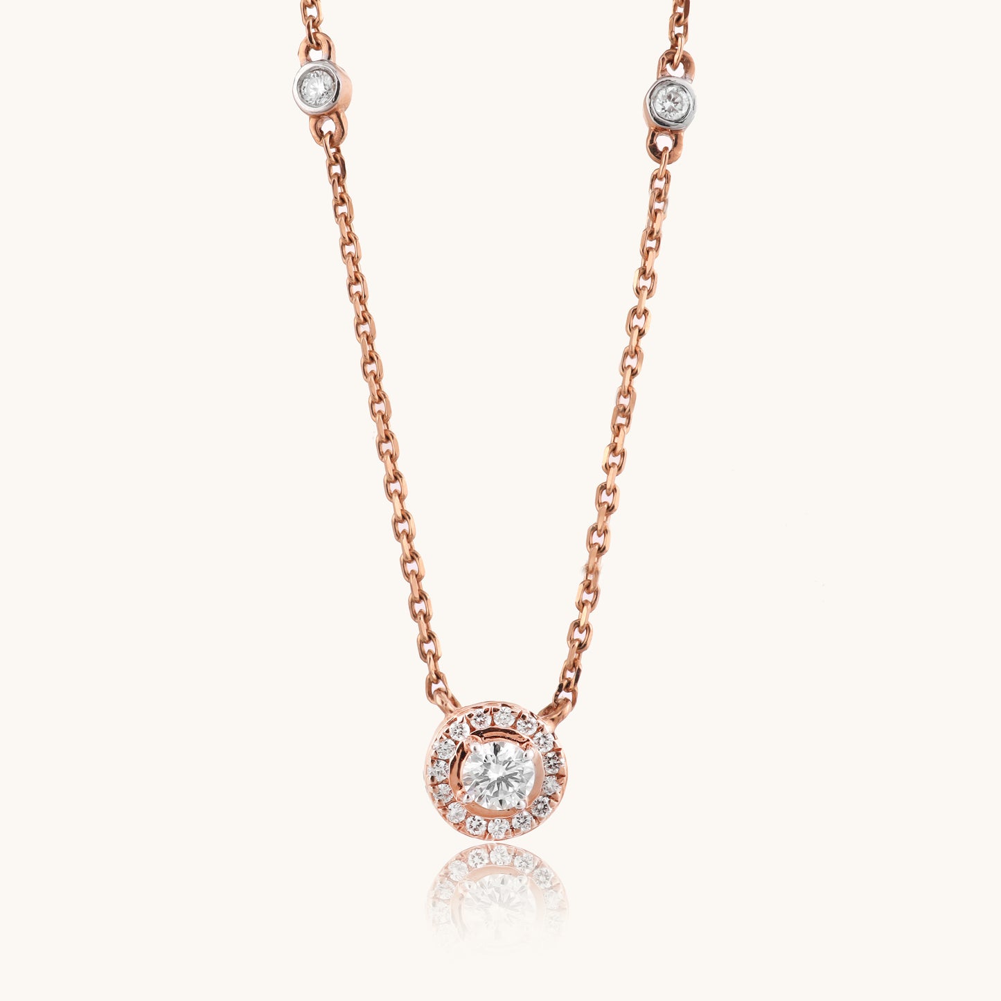 Sphere Diamond Necklace