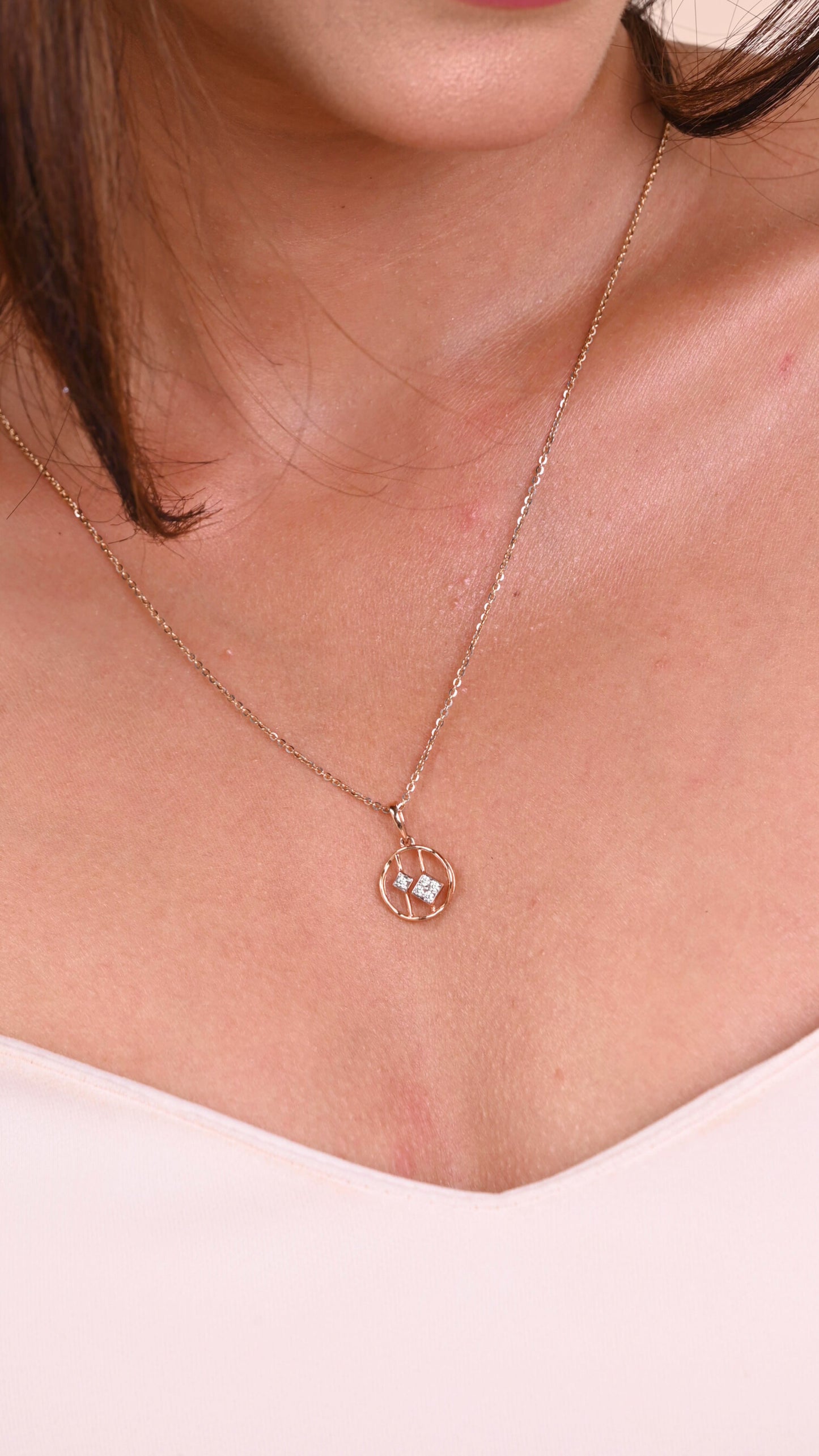 Diamond Matrix Pendant