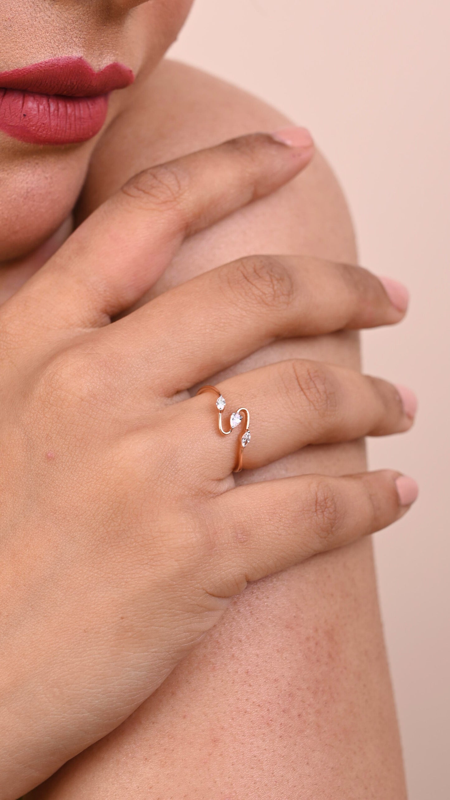 Diamond Trine Ring