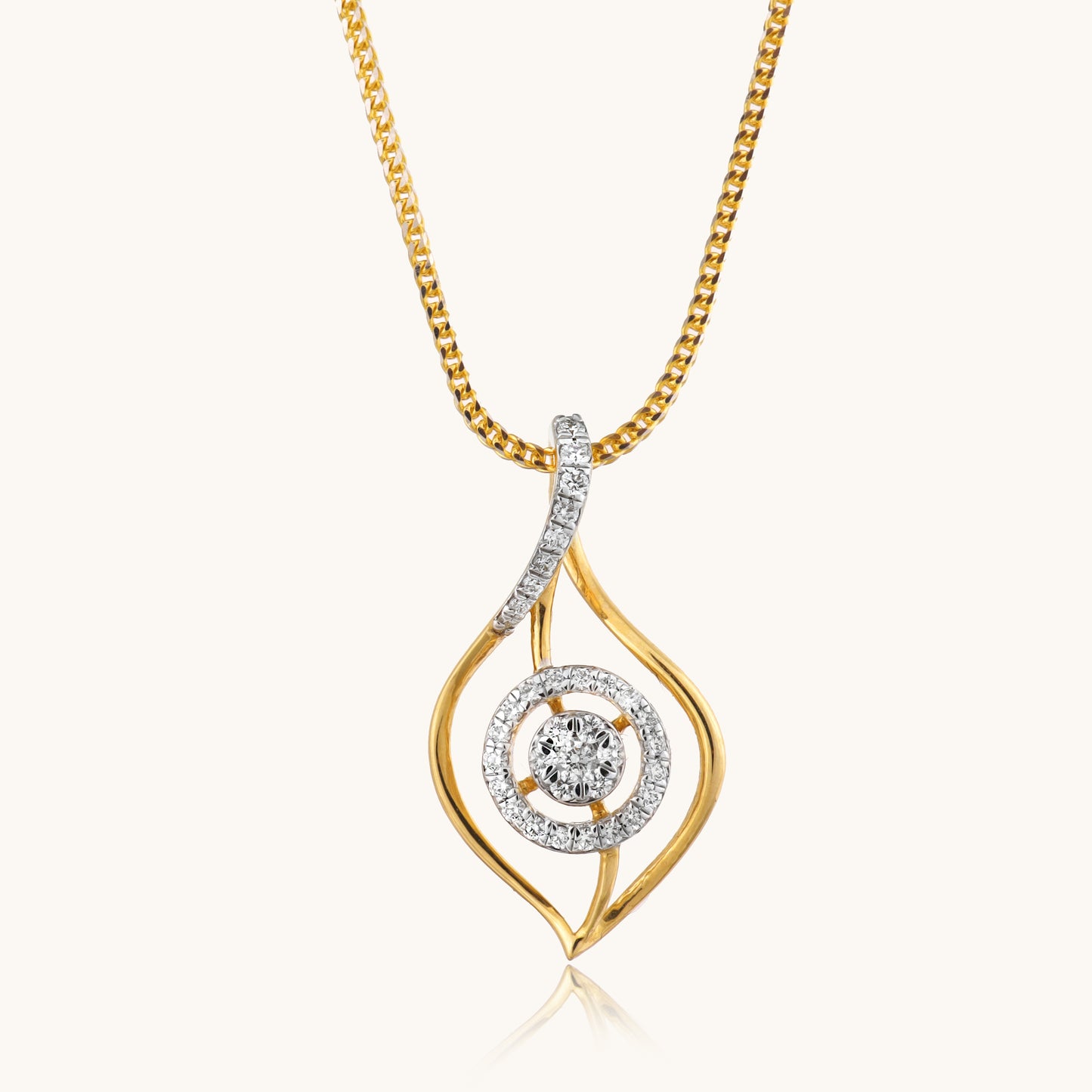 Iris Diamond Pendant