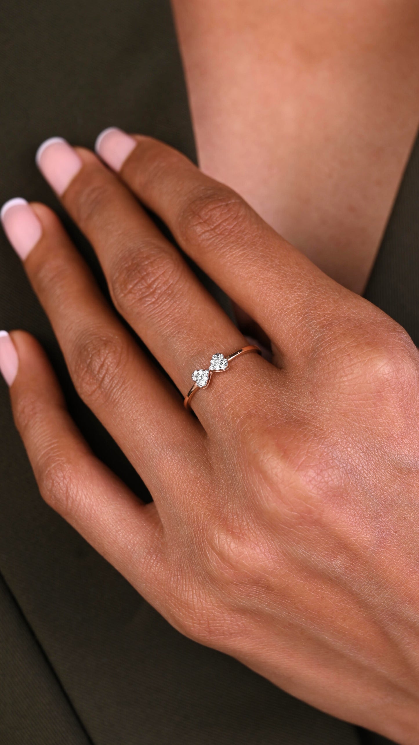 Knot Diamond Ring