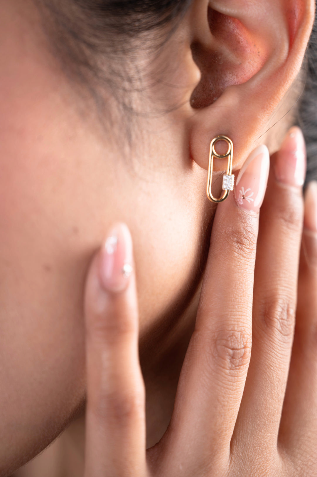Enhance your style with our Spring Edit: the exquisite 18 kt Pin Diamond Earrings, priced under Rs. 30,000. These versatile jewelry pieces effortlessly transition from day to night, making them an ideal addition to any ensemble. Perfect for gifting to her, shop now for timeless elegance.