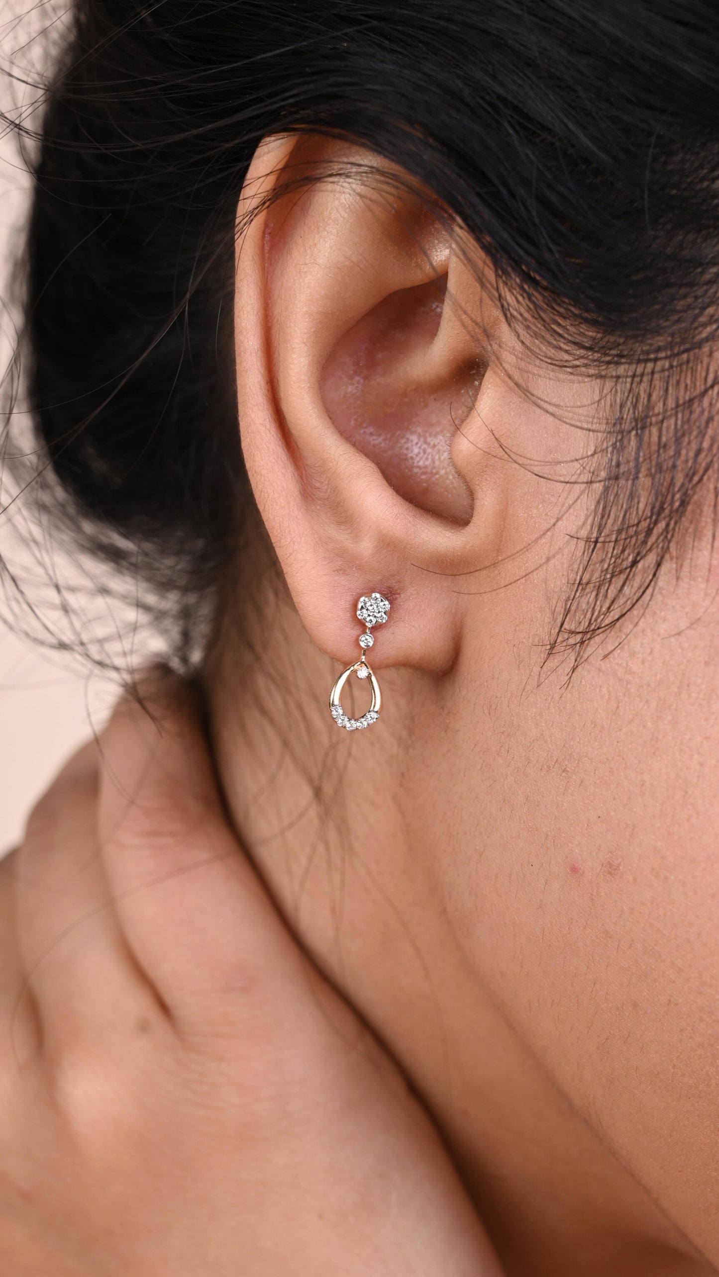 Orbit Diamond Earring