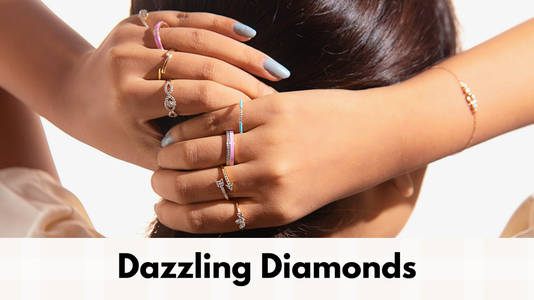 Uncover the diamond secret! Discover dazzling 18Kt gold and diamond jewelry at best prices in India. Explore our latest 2024 collection of rings, necklaces, bracelets, and pendants. Perfect gifts for her! Find pieces with affordable natural diamonds.