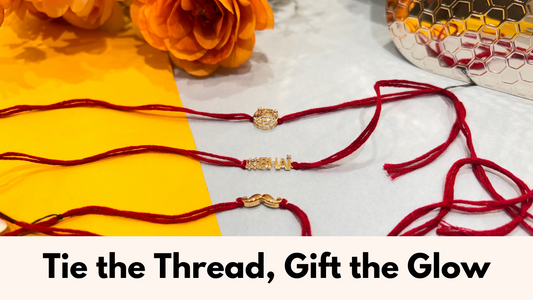 The Modern Rakhi: A Timeless Thread Paired with 18kt Gold & Diamonds – Celebrate Raksha Bandhan 2025 with Caratly’s gold and diamond rakhis, crafted for every kind of brother. From personalized designs to classic gold bracelets, find the perfect rakhi.