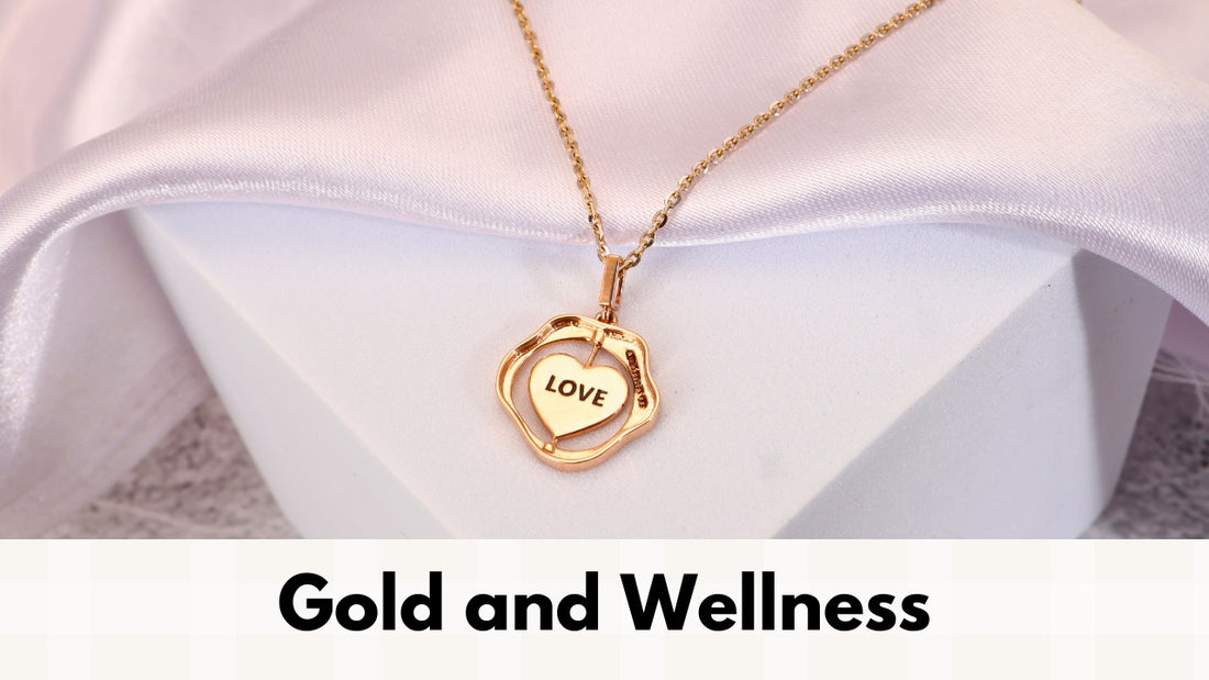 Elegant Caratly 18kt gold jewelry showcasing both wellness benefits and minimalist luxury, ideal for everyday wear, personalized gifts, and special occasions.