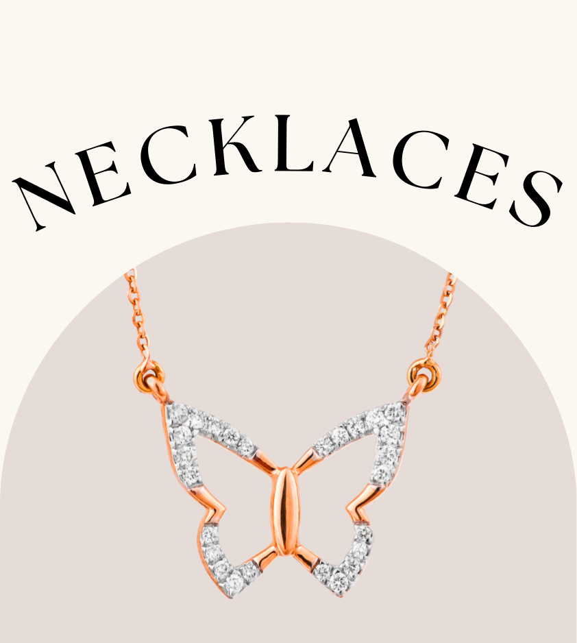 Necklaces featuring 18kt gold and natural diamonds. Affordable, certified jewelry under Rs 15k, 20k, 30k, and 50k, perfect for everyday wear, 9to5 pieces, and gifts for her. Shop our minimal jewelry collection for stylish women's jewelry.