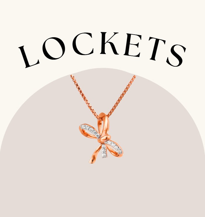 18kt gold locket with natural diamonds – dainty daily wear gold necklace for women
