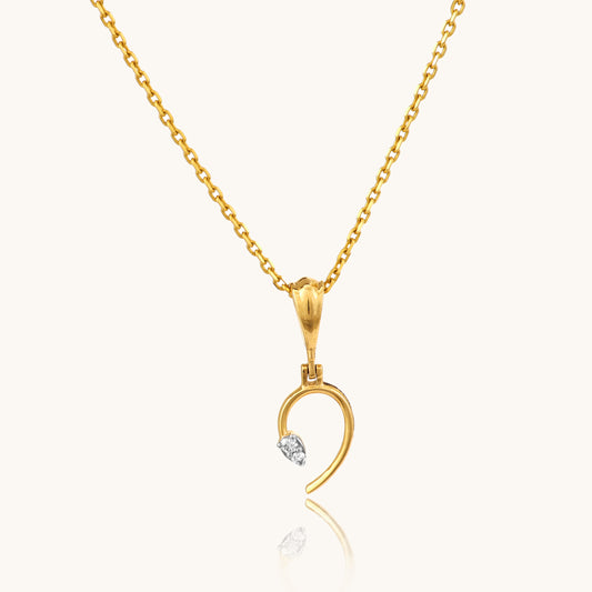 Unlock the allure of our captivating 18kt gold Hooked Diamond Locket, perfect for everyday wear. Add a touch of mystery to your casual, work, or evening attire with this secret keeper. Ideal for her or as a treasure for yourself, all under 10,000