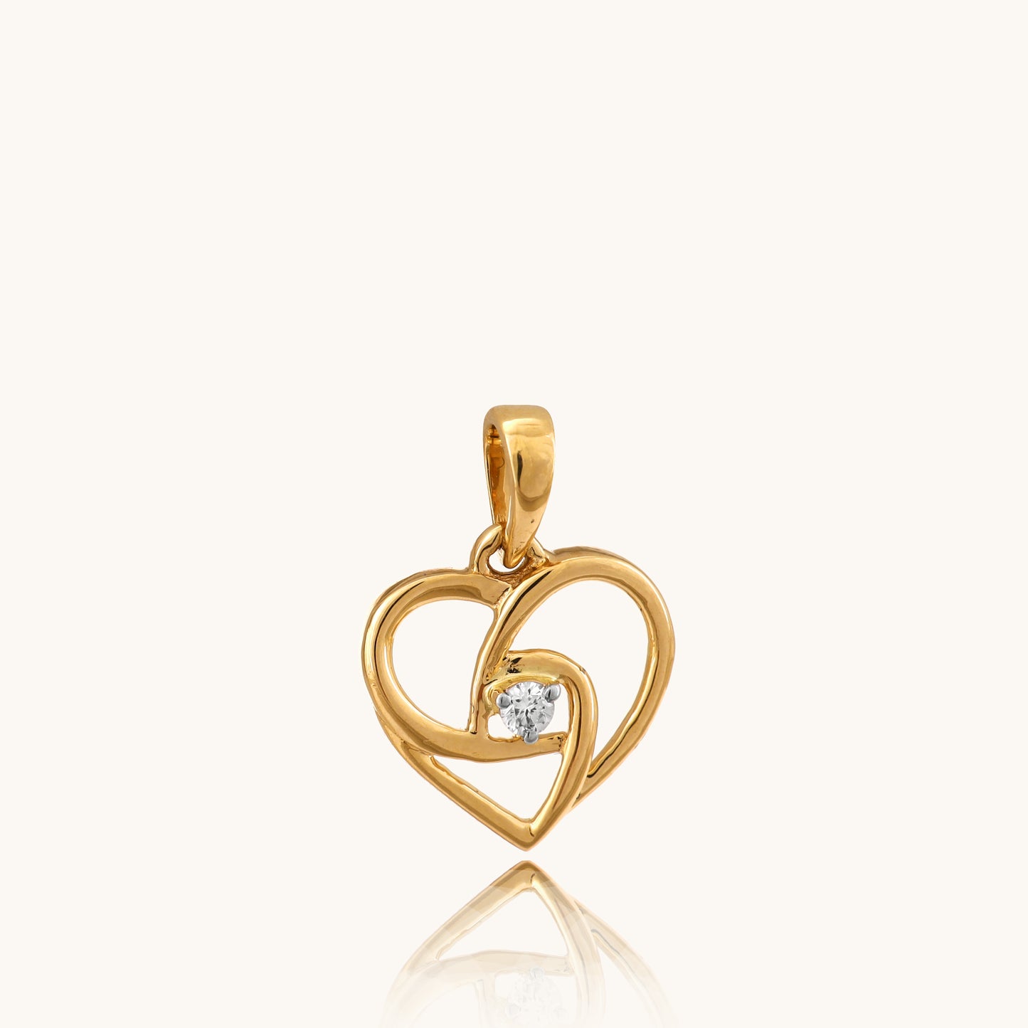 Embrace the rhythm of love with our meaningful 18kt gold Heartbeat Diamond Pendant. This delicate design captures the essence of love in a sparkling diamond, perfect for everyday wear, adding a touch of sentiment to your casual looks, workwear, or special occasions. Priced under 30,000, it's the ideal gift for her, symbolizing your affection in an elegant and timeless piece. 