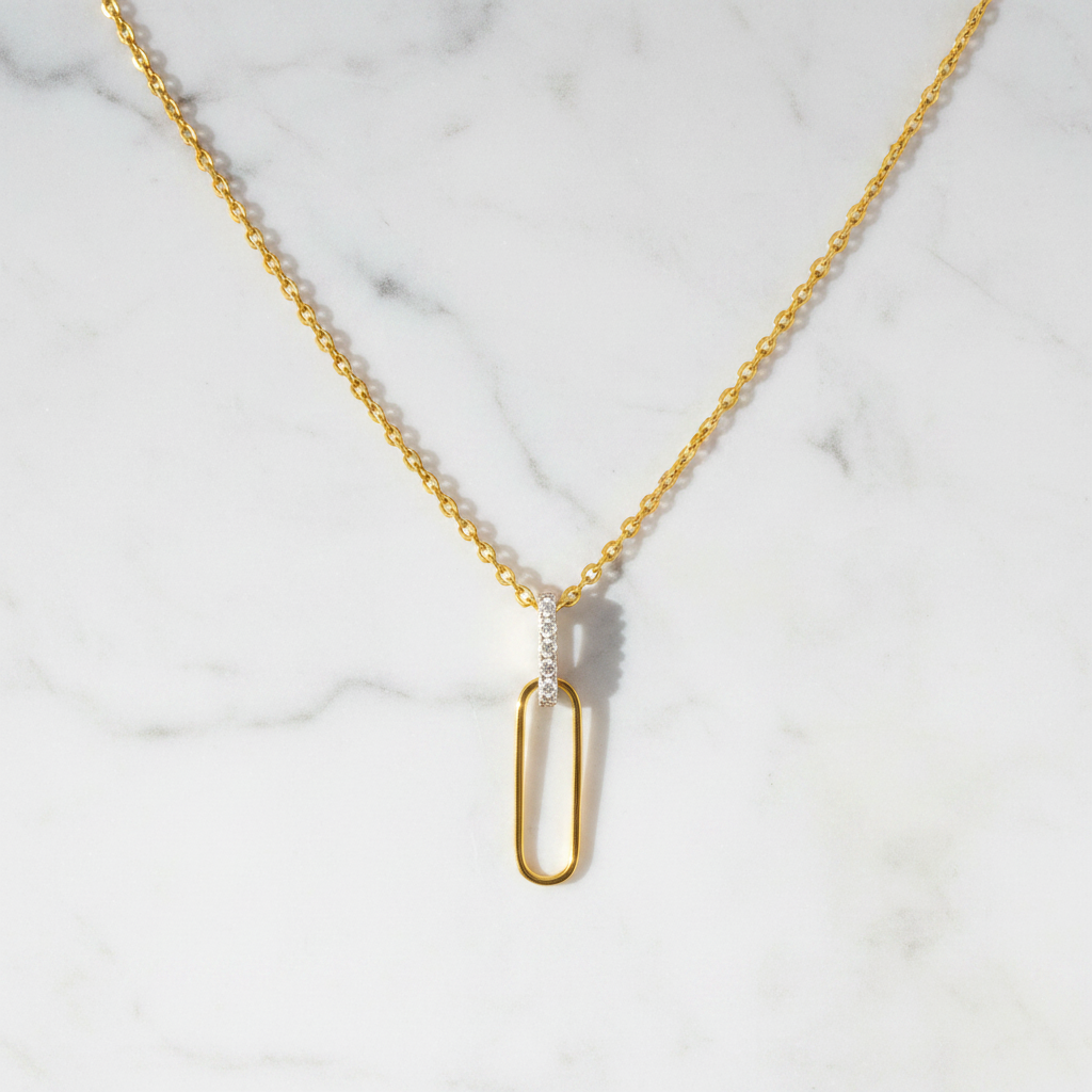 Linked Diamond Pendant