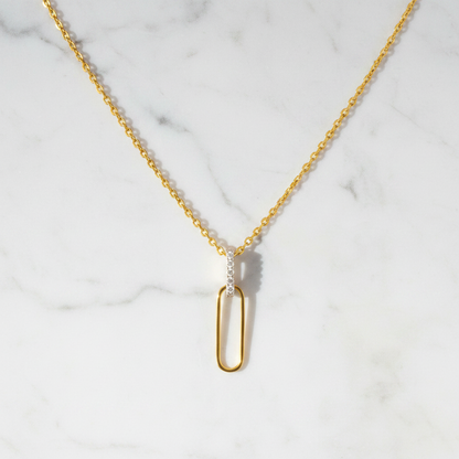 Linked Diamond Pendant