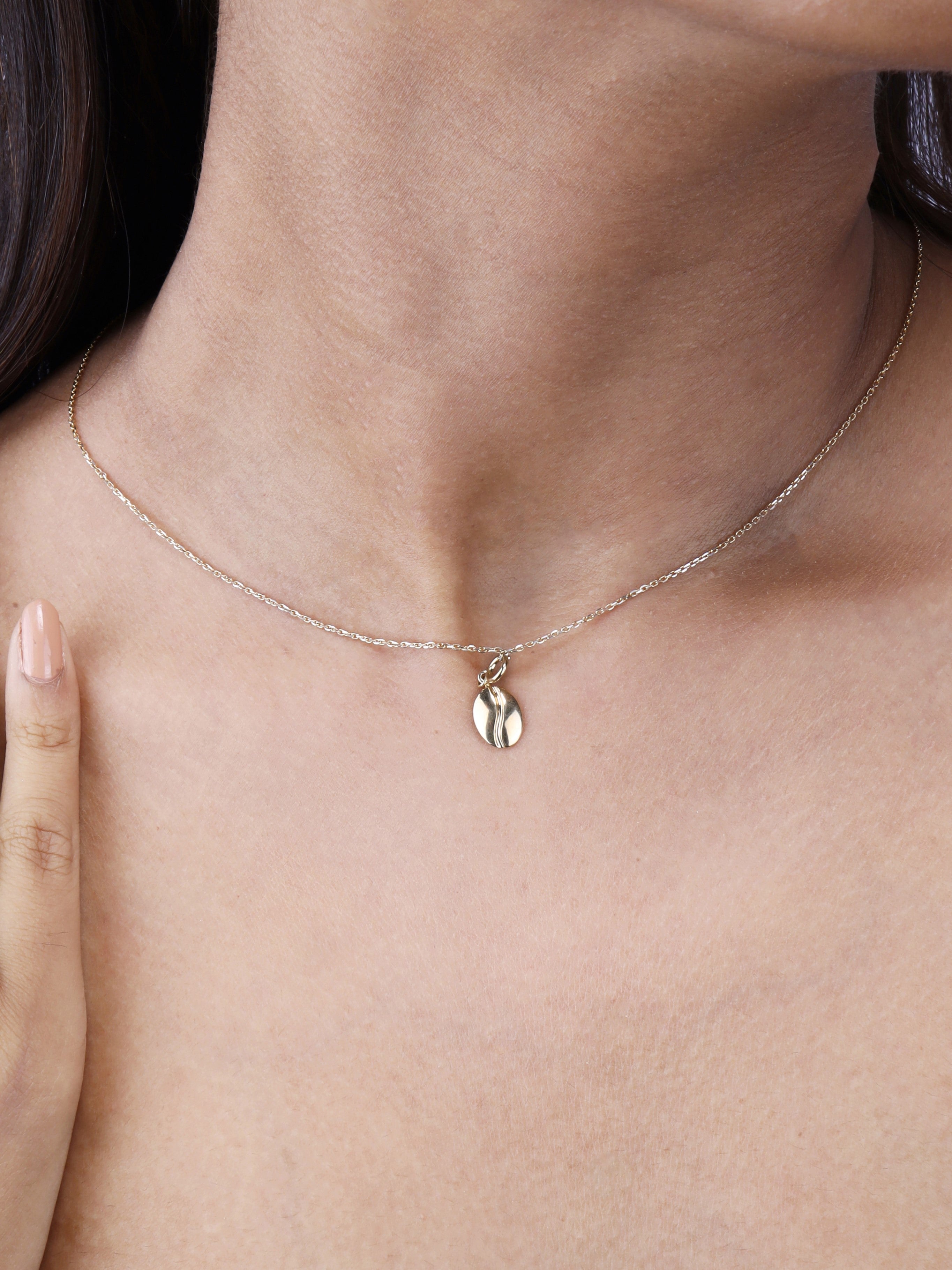 Buy Delicate Rose Gold and Diamond Pendant Set Online | ORRA