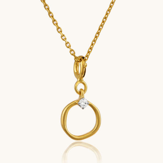 Elevate your style with our playful 18kt gold Curvy Circle Pendant, a delightful addition to any ensemble. Discover timeless beauty with our Spring Diamond Bracelet from the spring edit collection, priced under Rs. 10,000, perfect for everyday wear and thoughtful gifts.