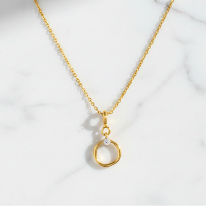 Curvy Circle Pendant