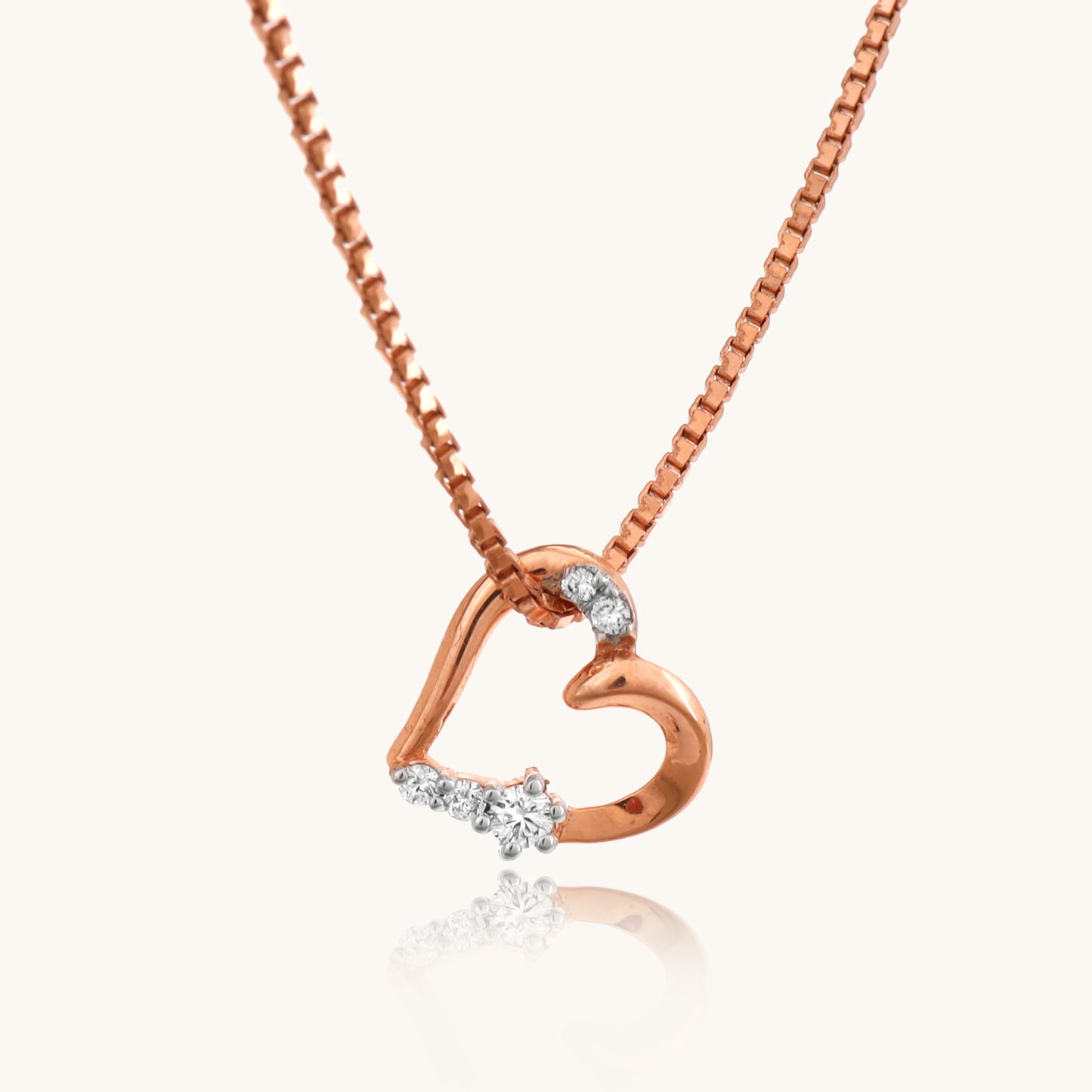 Infuse your style with love through our 18 kt Tiny Heart Pendant from the Spring Edit, priced below Rs. 10,000. Designed to seamlessly transition from day to night, this exquisite jewelry piece adds a touch of charm to any ensemble, making it a perfect addition to her collection or a thoughtful gifting idea.