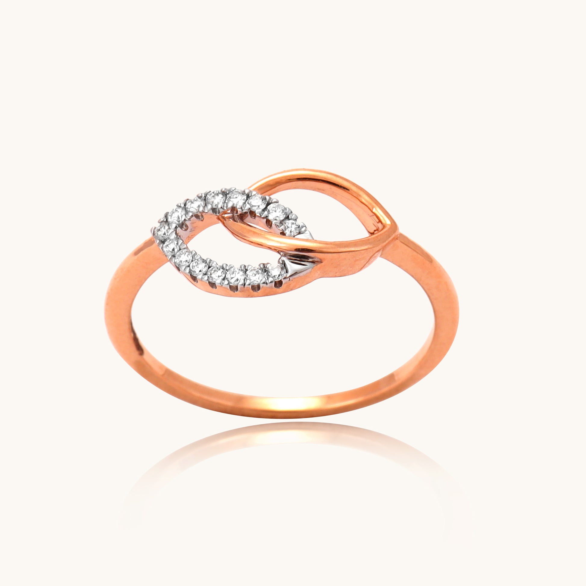 Embrace the allure of nature with our delicate 18 kt gold Leaf String Ring for Women, featuring a sparkling diamond accent. Perfect for everyday wear, this ring infuses your casual, work, or everyday look with nature-inspired elegance. An affordable gifting idea for her under 30,000, discover timeless beauty with our Spring Diamond Bracelet from the spring edit collection.