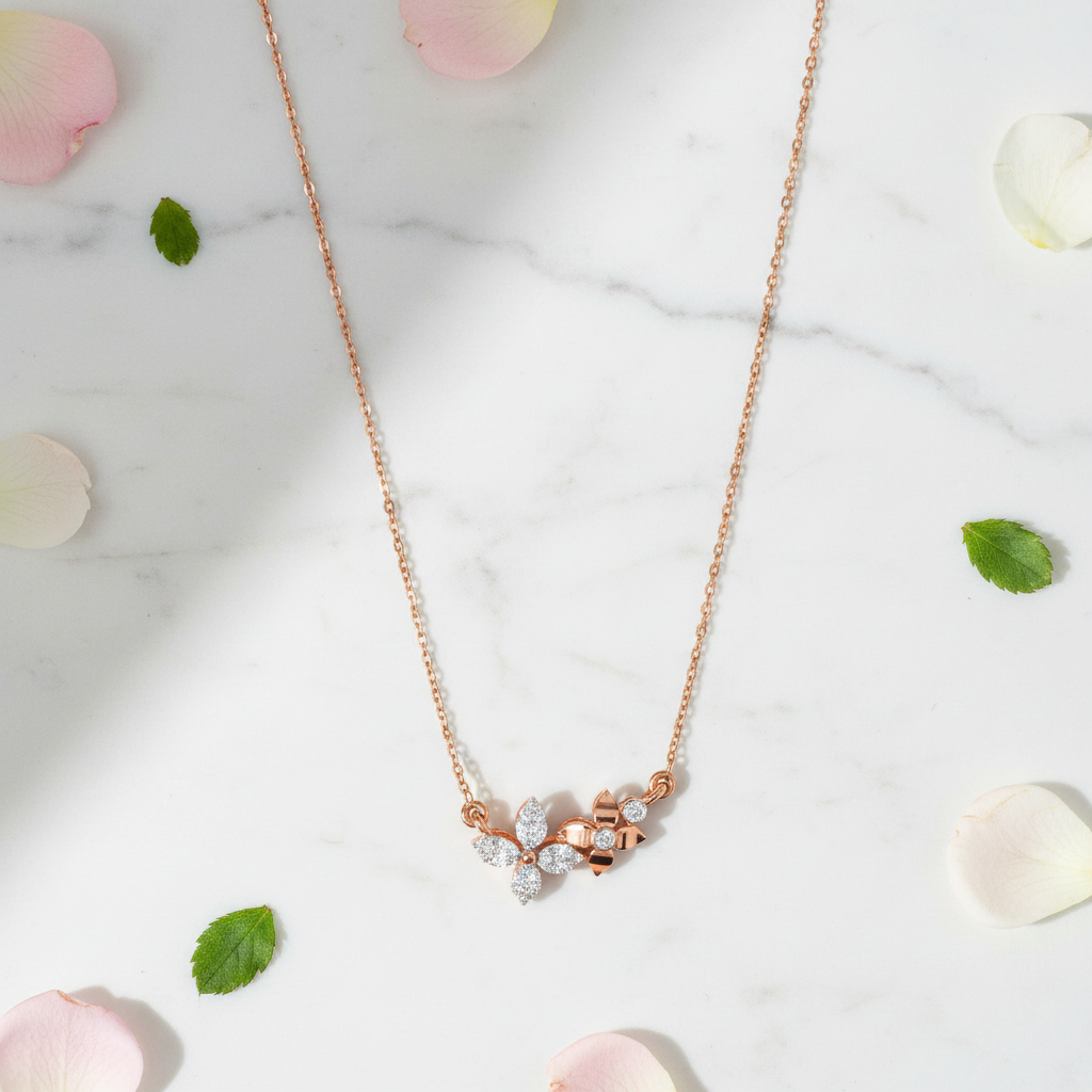 Floret Diamond Necklace