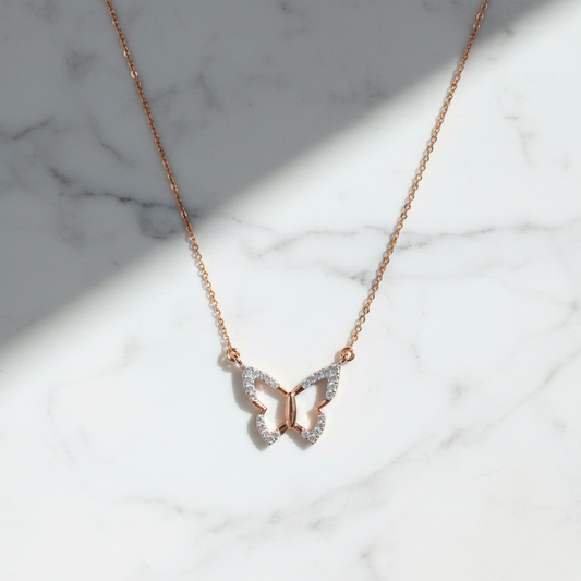 Butterfly Diamond Necklace