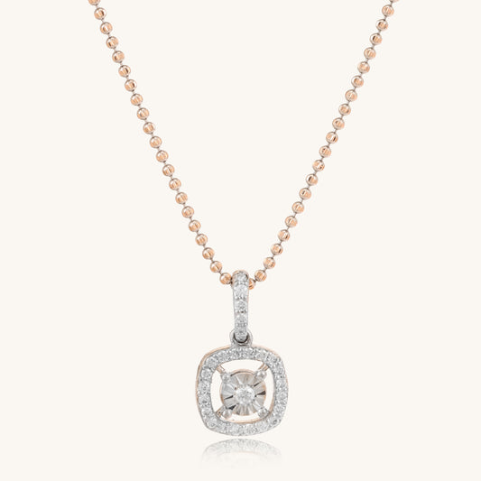 Elevate your everyday style with our stunning Solitaire Diamond Pendant crafted in 18kt Gold. Perfect for daily wear or as a thoughtful gift for women, it's a must-have addition to any jewellery collection. Explore our affordable Under 30,000 Work Wear Collection.