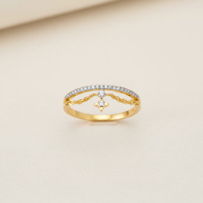 Crown Diamond Ring