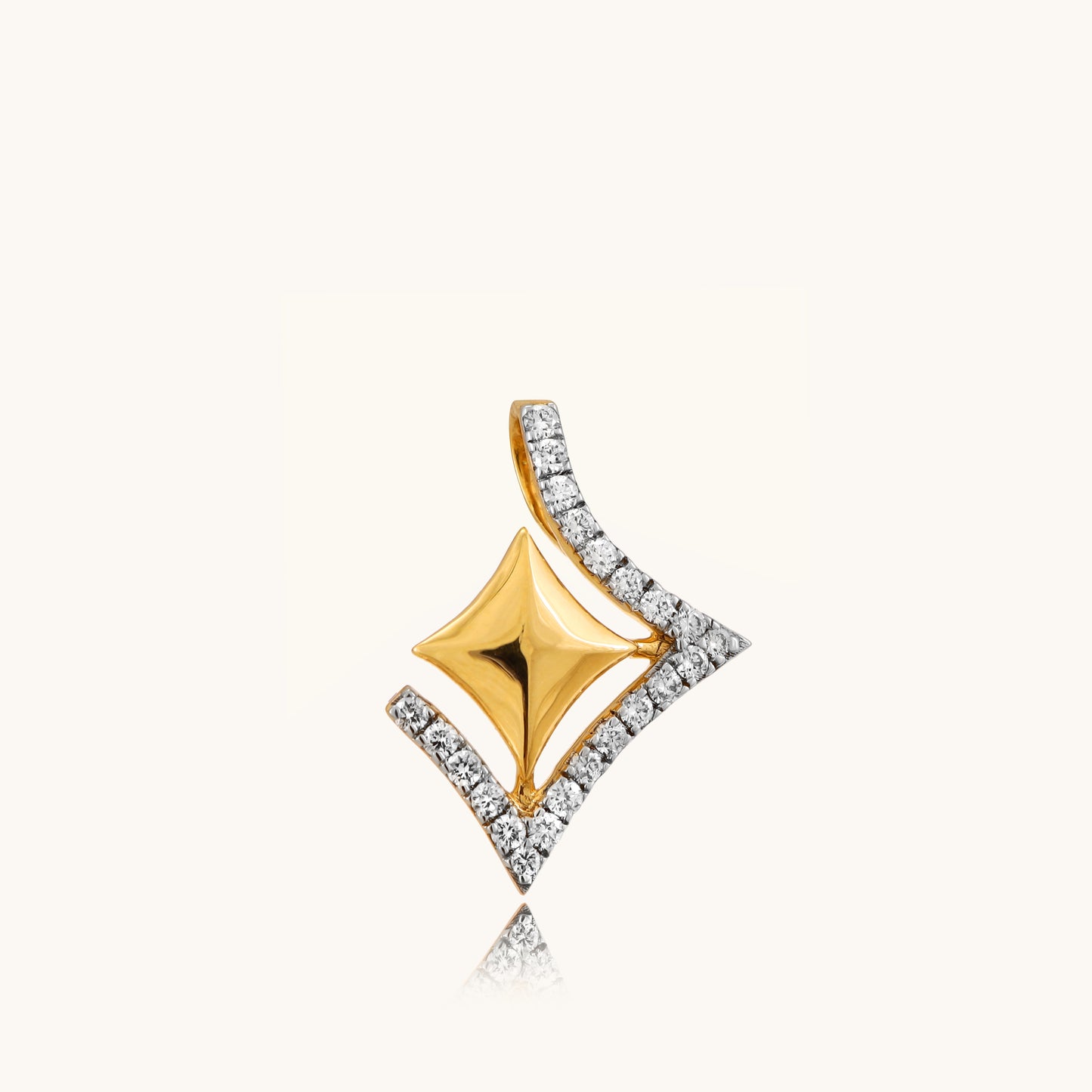 Unveil sophistication with our 18 kt Trinklet Diamond Pendant from the Spring Edit. Priced under 30,000, this exquisite piece is a must-have addition to your everyday fine jewelry collection. Perfect for her, it's more than just a pendant—it's a cherished gift.