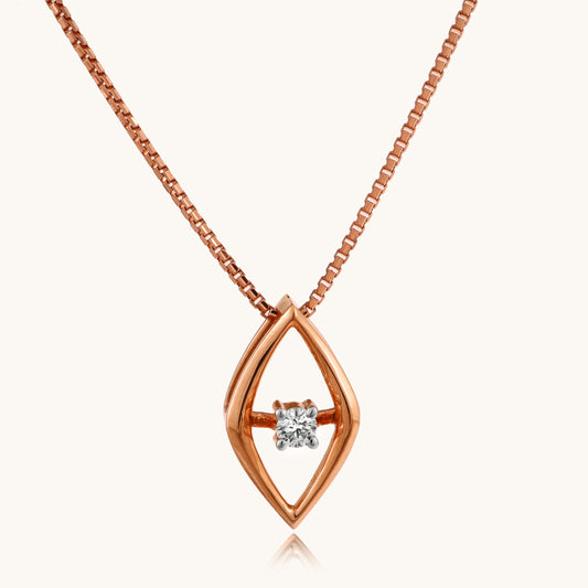 Elevate your elegance with our 18 kt Nazar Diamond Pendant from the Spring Edit, priced under 30,000, Perfect gift idea for her. This exquisite piece is a stunning addition to your everyday fine jewelry collection, radiating timeless beauty in every petal. 