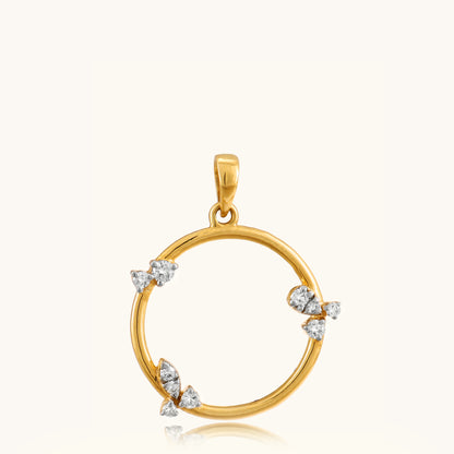 Elevate your style with our exquisite 18kt gold Circlet Leaf Pendant, featuring a sparkling diamond to add a touch of elegance to your everyday look. Discover timeless beauty with our Spring Diamond Bracelet from the spring edit collection, priced under Rs. 30,000, perfect for everyday wear and thoughtful gifts