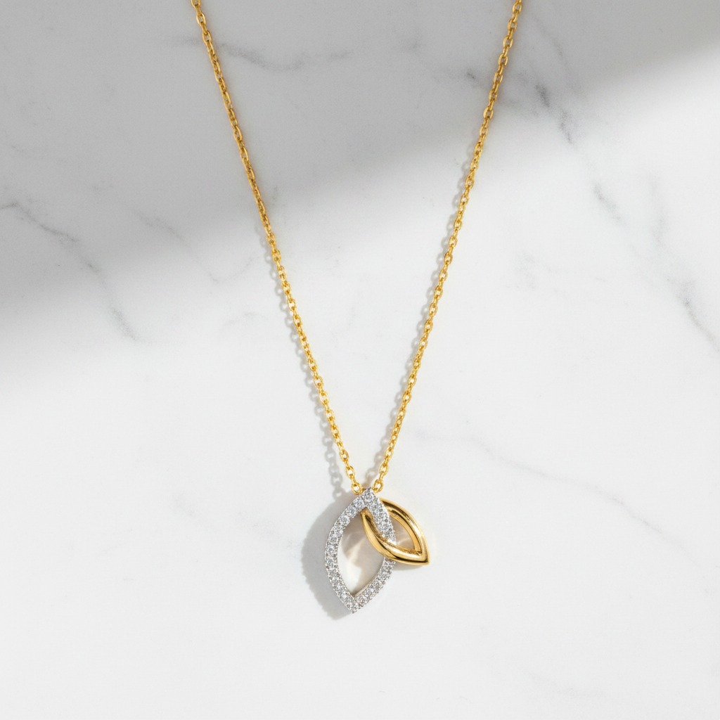Entangled Diamond Pendant